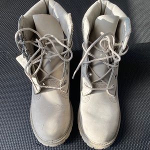 Light Grey Timberland Boots